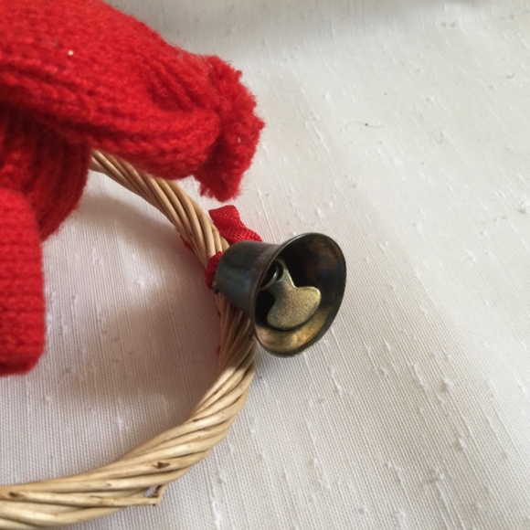 🎄🎅🎁Ljungstroms Sweden Handmade Mom Children Triplets Snow Basket Working Bell - Picture 8 of 9